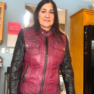 Leather jacket